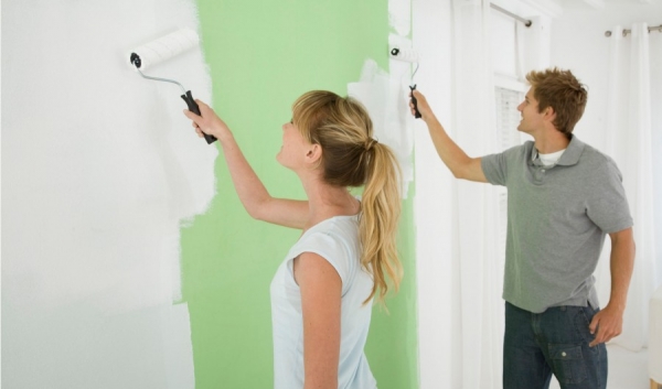 Как покрасить стены — подробная инструкция как правильно нанести краску своими руками (95 фото)